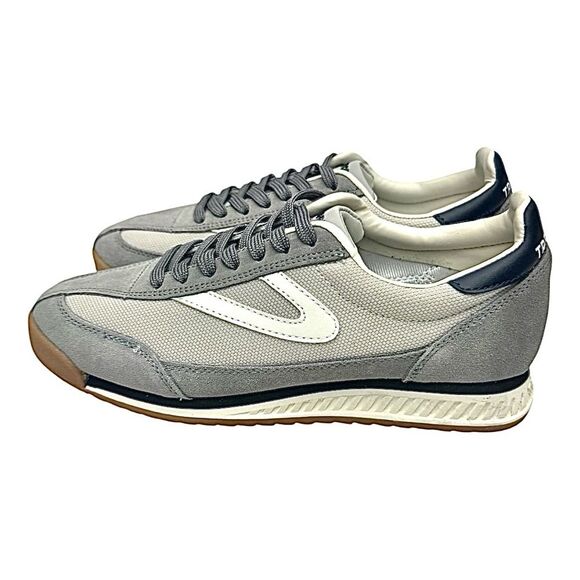 Tretorn Rawlins2 NWOB Women’s Gray Blue Vintage White Size 6 Medium - Picture 4 of 9